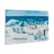 Stupell Industries Umbrella Beach Coastal Scene Canvas, design by Lorenzo Collective